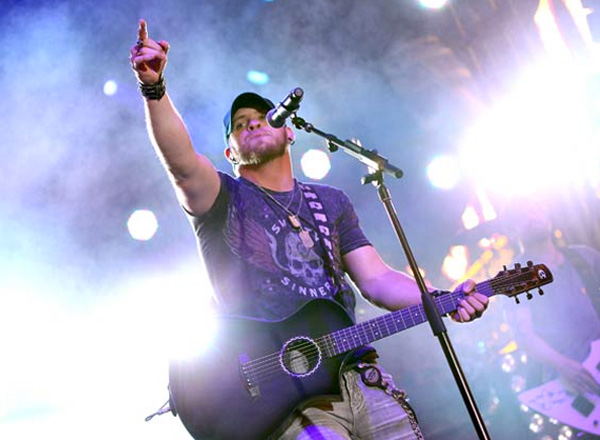 Brantley Gilbert, Justin Moore & Colt Ford at Perfect Vodka Amphitheatre