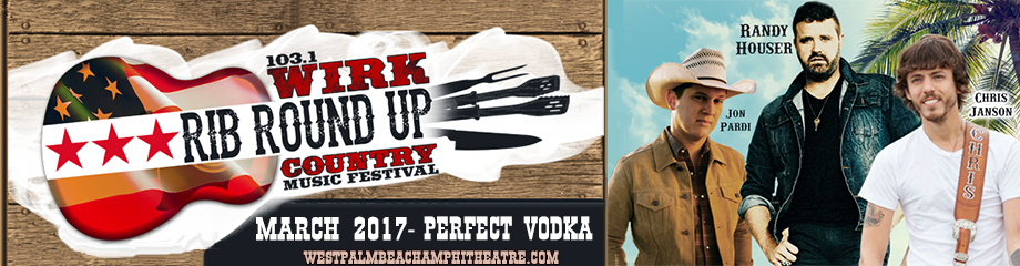 WIRK Rib Round Up: Randy Houser, Chris Janson & Jon Pardi at Perfect Vodka Amphitheatre