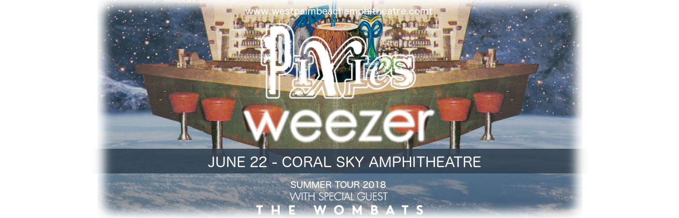 Weezer, Pixies & The Wombats at Coral Sky Amphitheatre