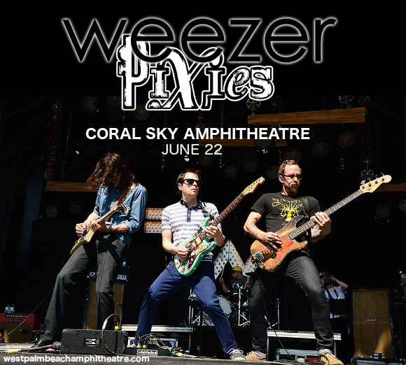 Weezer, Pixies & The Wombats at Coral Sky Amphitheatre