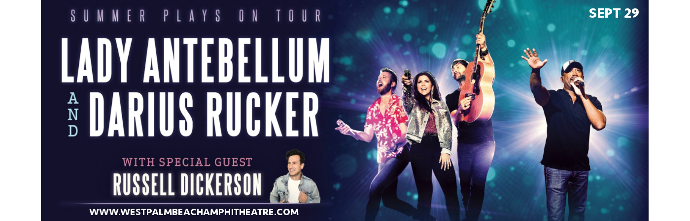 Lady Antebellum, Darius Rucker & Russell Dickerson at Coral Sky Amphitheatre