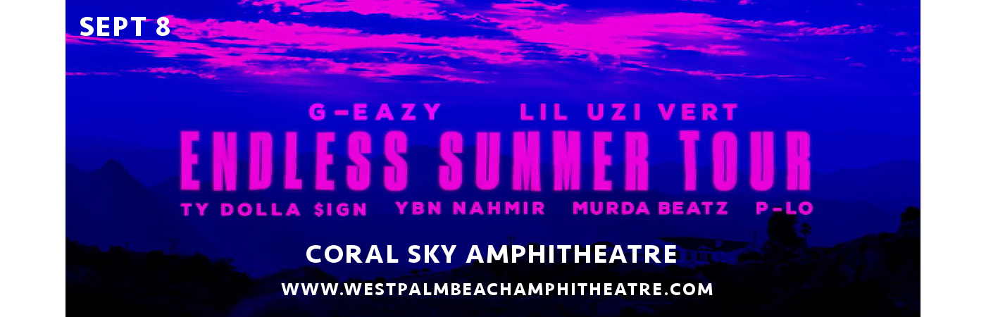 G-Eazy, Ty Dolla Sign & Lil Uzi Vert at Coral Sky Amphitheatre