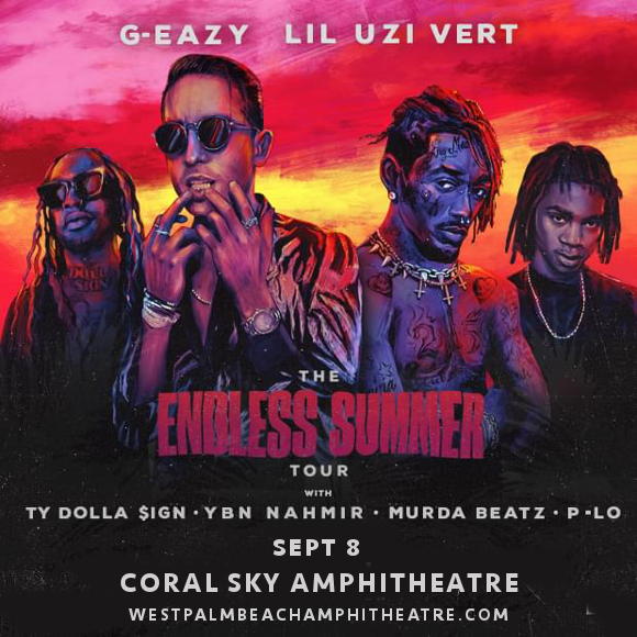 G-Eazy, Ty Dolla Sign & Lil Uzi Vert at Coral Sky Amphitheatre