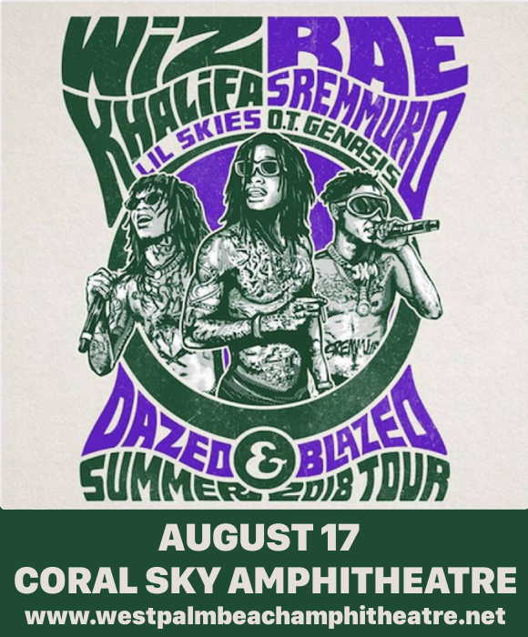 Wiz Khalifa & Rae Sremmurd at Coral Sky Amphitheatre