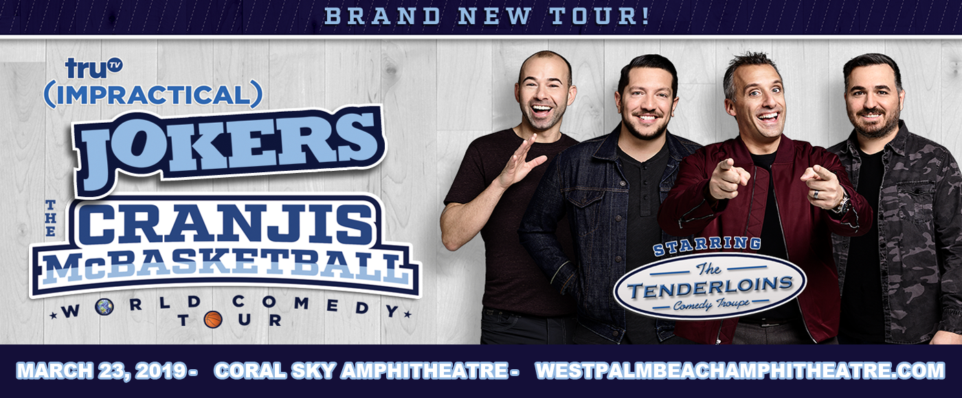 Cast of Impractical Jokers & The Tenderloins at Coral Sky Amphitheatre tickets Cast of Impractical Jokers & The Tenderloins at Coral Sky Amphitheatre