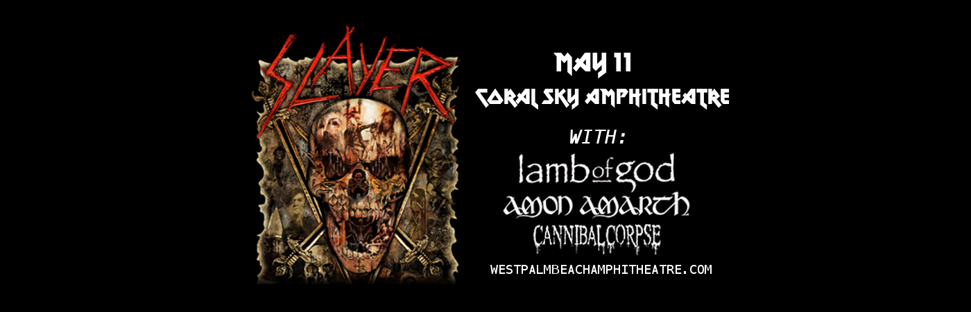 Slayer at Coral Sky Amphitheatre tickets Slayer at Coral Sky Amphitheatre