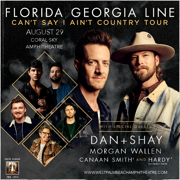 Florida Georgia Line, Dan and Shay & Morgan Wallen at Coral Sky Amphitheatre