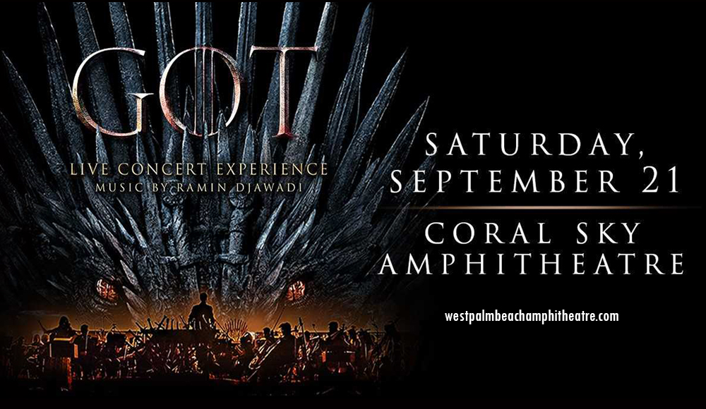 Game of Thrones Live Concert Experience at Coral Sky Amphitheatre