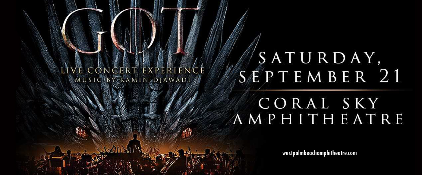 Game of Thrones Live Concert Experience at Coral Sky Amphitheatre