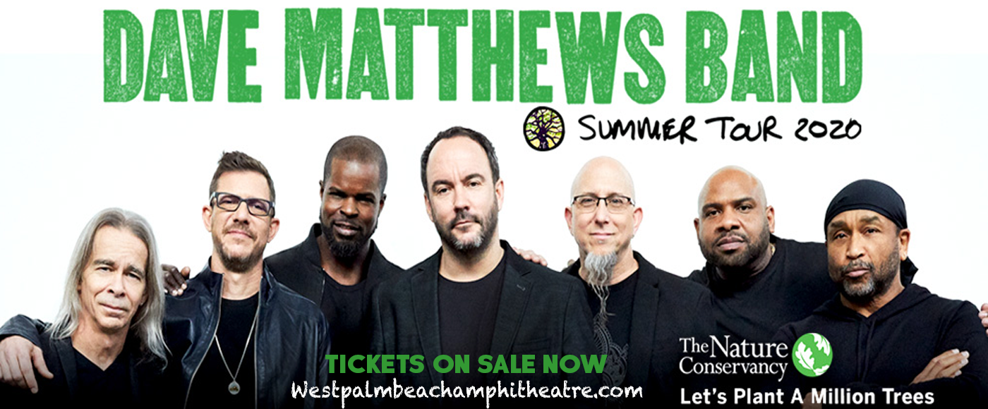 Dave Matthews Band Tickets 30th July iTHINK Financial Amphitheatre