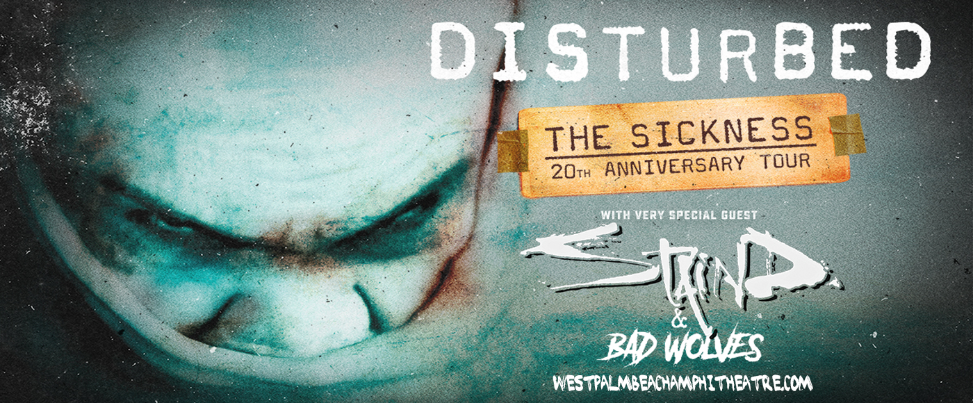 Disturbed, Staind & Bad Wolves at iTHINK Financial Amphitheatre tickets Disturbed, Staind & Bad Wolves at iTHINK Financial Amphitheatre