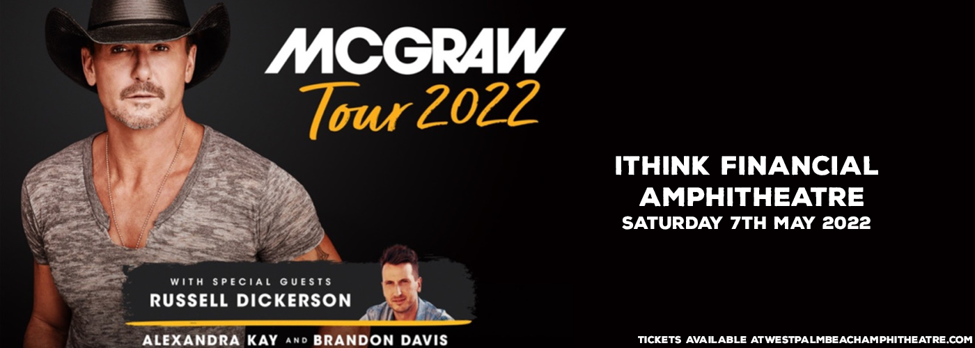 Tim McGraw & Russell Dickerson at iTHINK Financial Amphitheatre