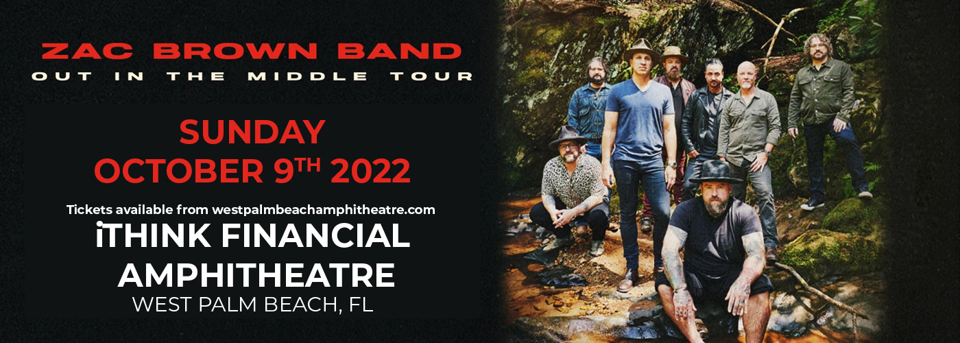 Zac Brown Band: Out In The Middle Tour at iTHINK Financial Amphitheatre