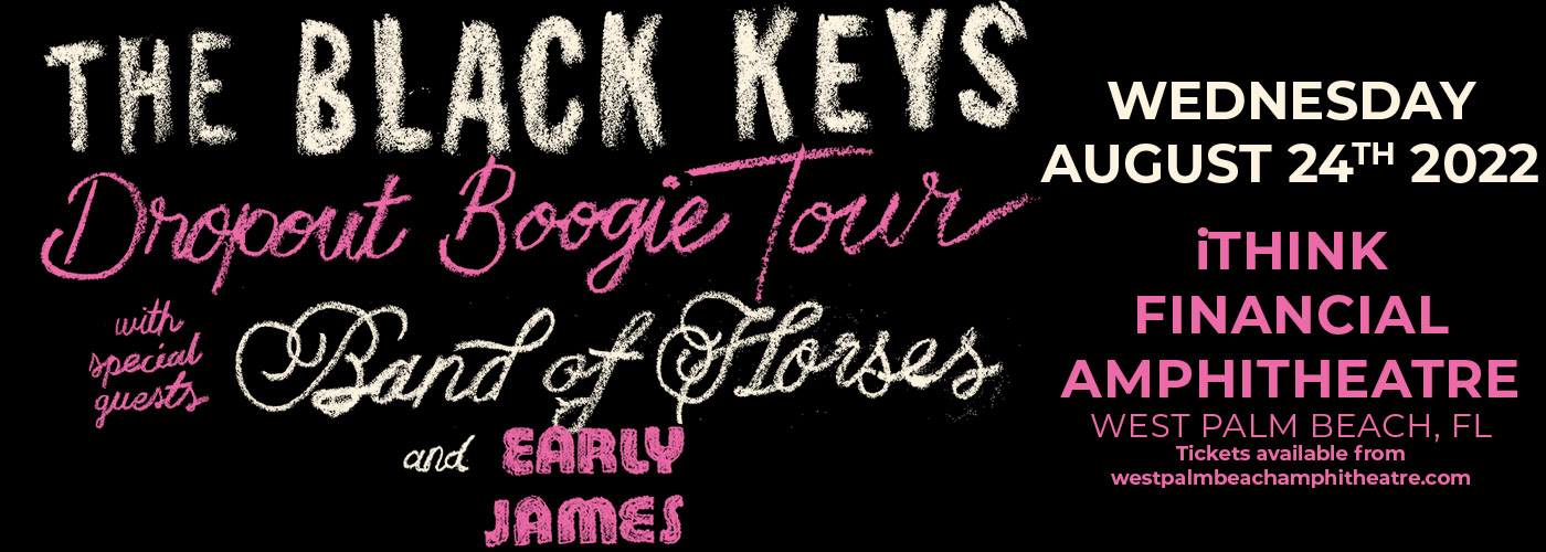 The Black Keys: Dropout Boogie Tour with Band of Horses & Early James at iTHINK Financial Amphitheatre
