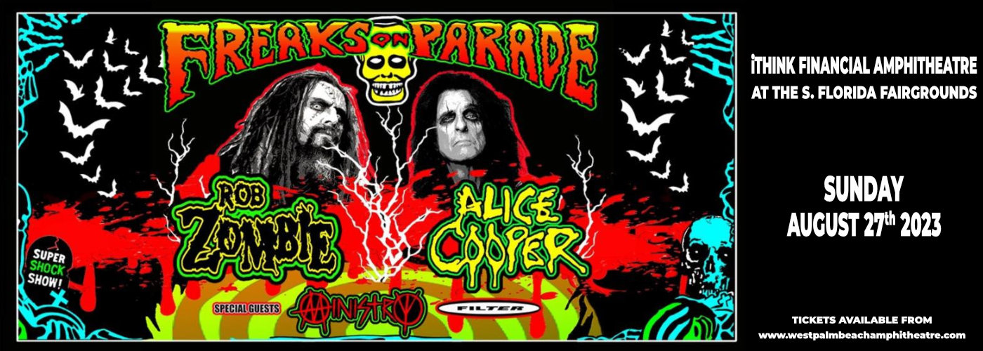 Rob Zombie & Alice Cooper at iTHINK Financial Amphitheatre