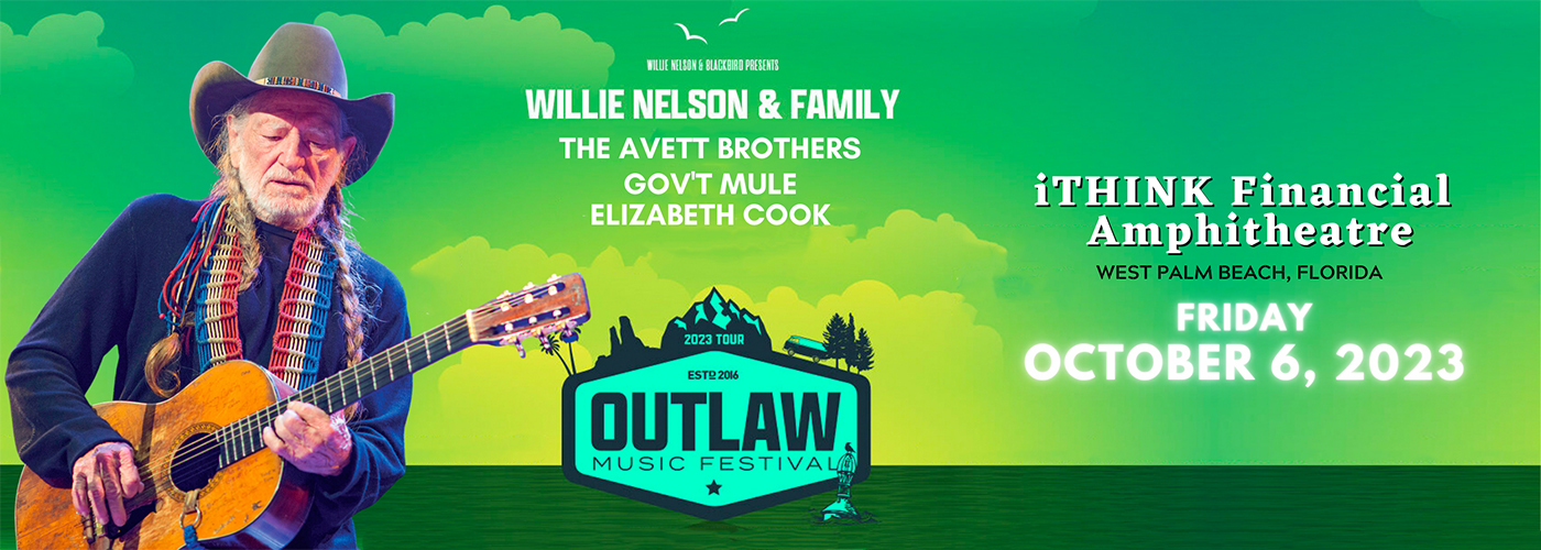 Outlaw Music Festival: Willie Nelson and Family, The Avett Brothers, Gov't Mule & Elizabeth Cook at iTHINK Financial Amphitheatre