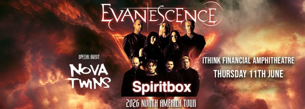Evanescence at iTHINK Financial Amphitheatre