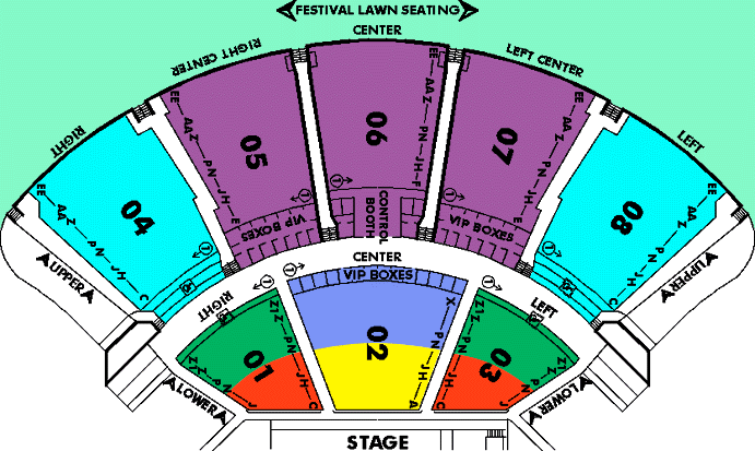 Ccnb Amphitheatre Seating Chart