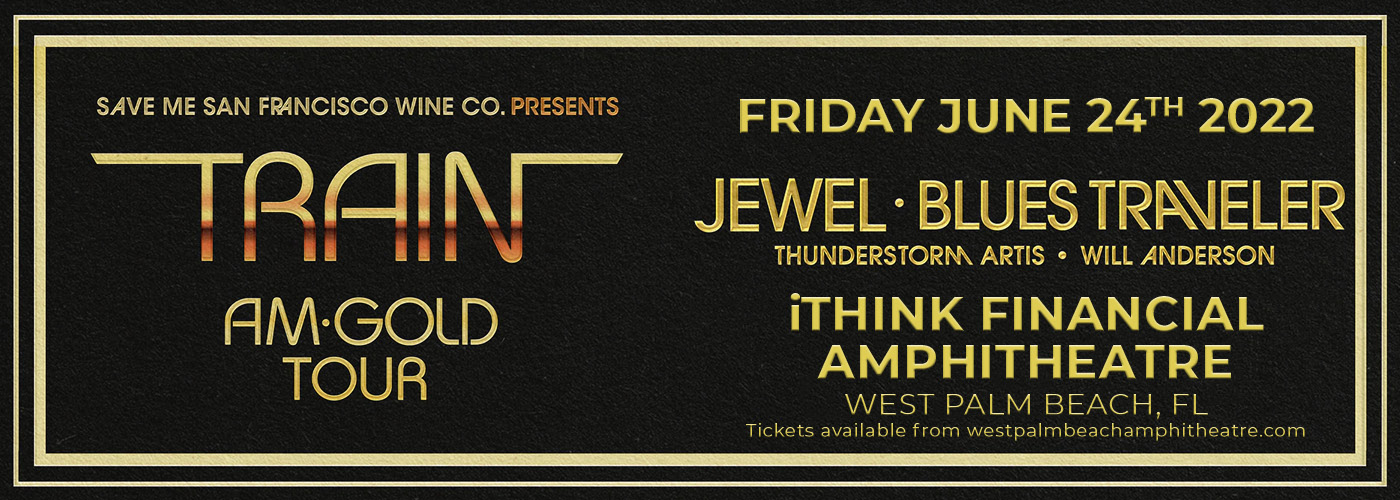 Train: AM Gold Tour with Jewel & Blues Traveler at iTHINK Financial Amphitheatre