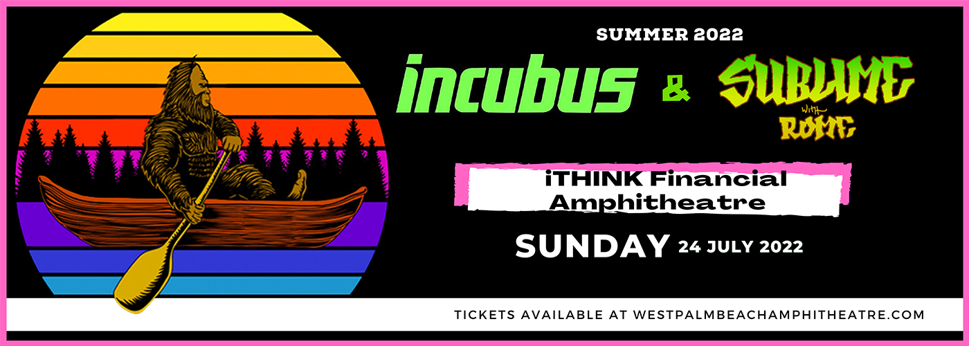 Incubus & Sublime With Rome at iTHINK Financial Amphitheatre