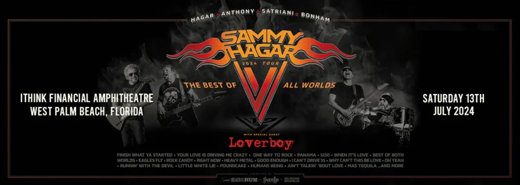 Sammy Hagar & Loverboy at iTHINK Financial Amphitheatre