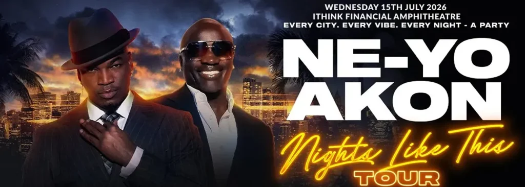Ne-Yo & Akon at iTHINK Financial Amphitheatre